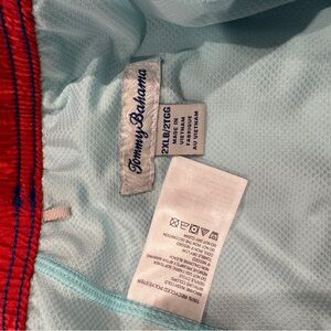 Tommy Bahama Red and Light Blue Swimwear